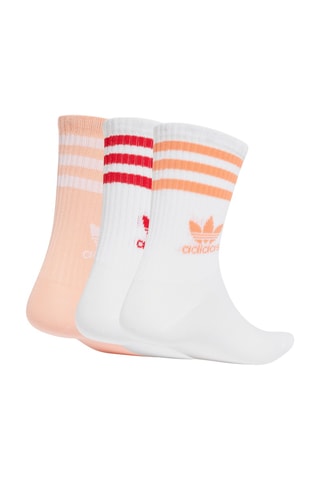 3 paires de chaussettes - Blanc et orange