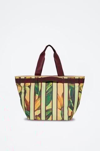 Tote bag x Farm Premium - Marron et moutarde