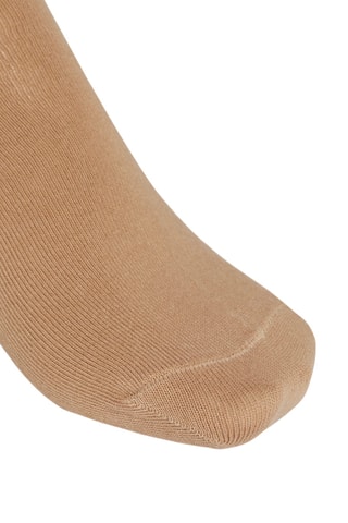 2 paires de chaussettes en coton biologique Premium Essentials - Marron clair et bleu marine