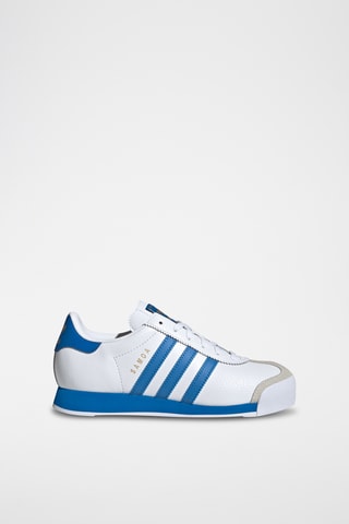 Chaussures de football en cuir Samoa - Blanc