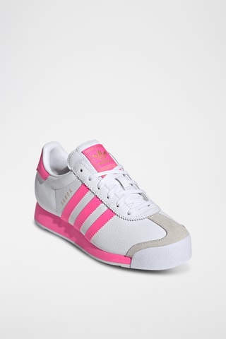 Chaussures de football en cuir Samoa - Blanc