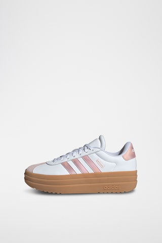 Baskets plateformes en cuir VL Court Bold - Blanc