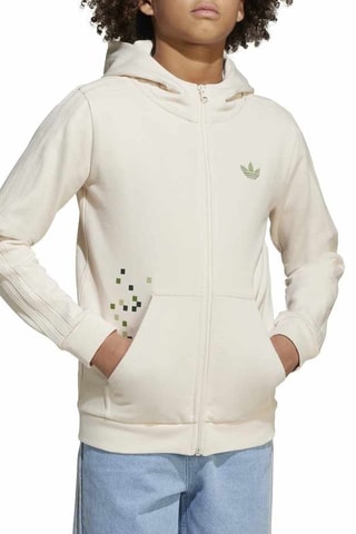 Sweat à capuche Minecraft - Beige