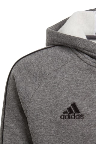 Sweat de football Core 18 - Gris chiné