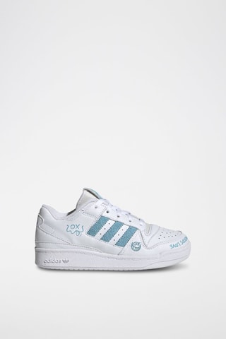 Sneakers Forum Low - Blanc et bleu