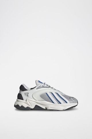 Sneakers en cuir Oztral - Gris et blanc