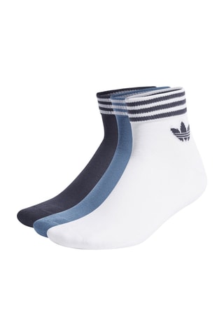 3 paires de chaussettes Adicolor - Blanc, bleu cobalt et noir