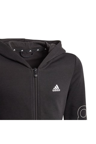 Sweat à capuche Essentials Full-Zip - Noir