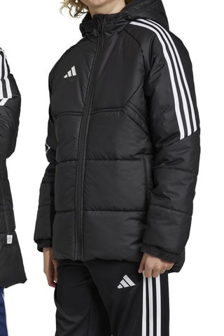 Doudoune de football à capuche Condivo - Noir