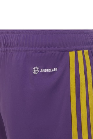 Short de football Tiro 23 League - Violet et jaune
