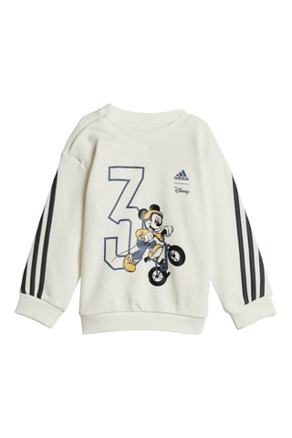 Sweat et pantalon Mickey et ses amis Disney - Blanc et bleu marine