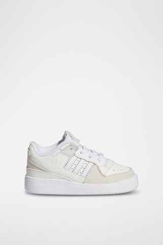 Sneakers en cuir et nubuck Forum Low - Blanc