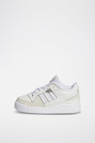 Sneakers en cuir et nubuck Forum Low - Blanc