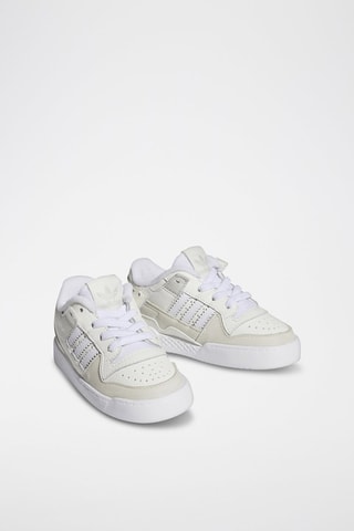 Sneakers en cuir et nubuck Forum Low - Blanc