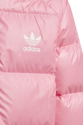 Doudoune longue à capuche - Rose