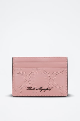 Porte-cartes en cuir - Rose