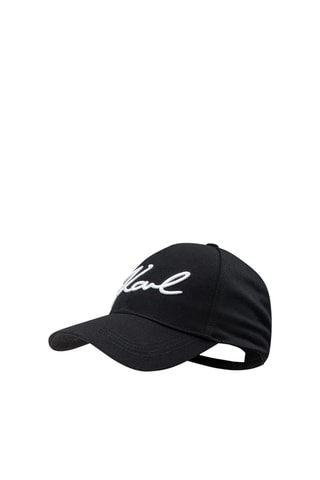 Casquette en coton biologique - Noir