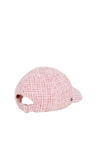 Casquette en tweed - Rose