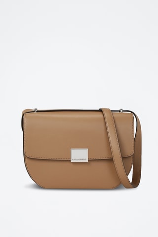 Sac bandoulière en cuir - Marron