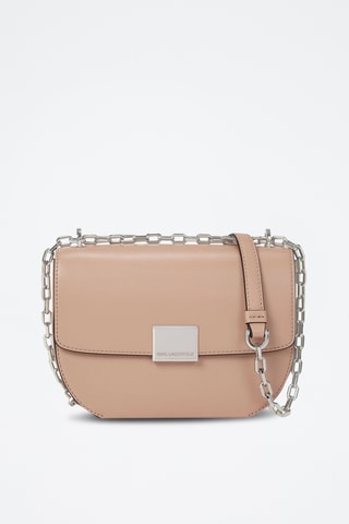 Sac bandoulière en cuir - Vieux rose