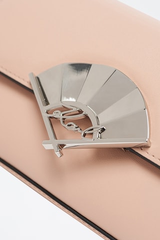 Sac bandoulière en cuir - Rose