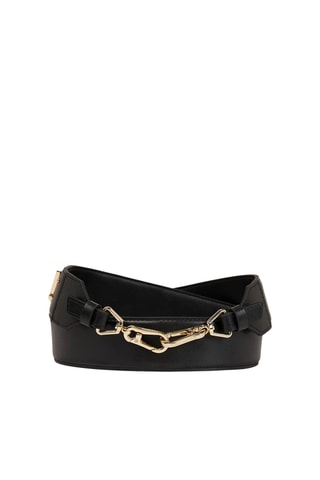 Bandoulière en cuir - Noir