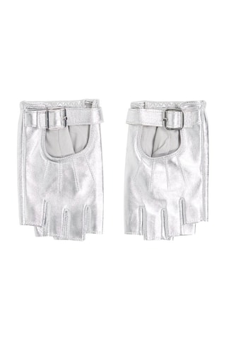 Mitaines en cuir de chèvre - Argenté