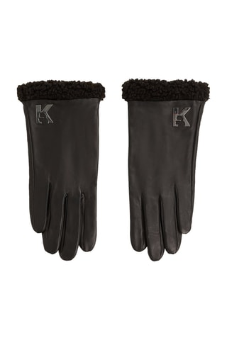 Gants en cuir de mouton - Noir