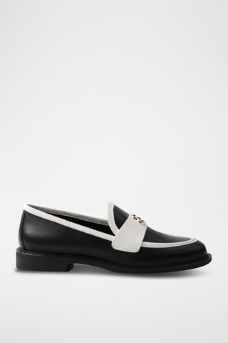 Mocassins en cuir - Noir