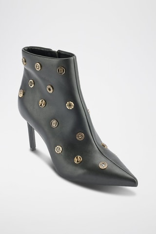 Bottines en cuir - Noir