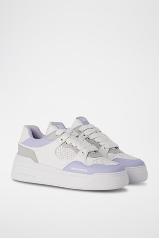 Baskets plateformes en cuir - Blanc