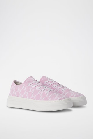 Baskets plateformes - Rose