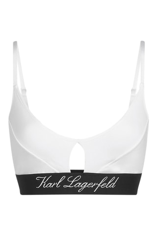 Soutien-gorge en coton biologique - Blanc