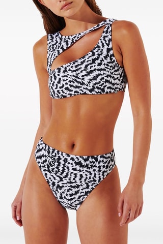 Haut de maillot - Blanc et noir