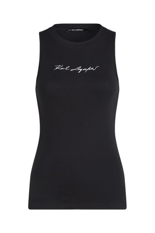 Débardeur en coton biologique - Noir