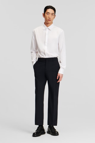 Pantalon en laine vierge - Noir