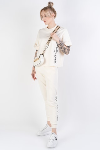 Jogging en coton biologique - Ecru