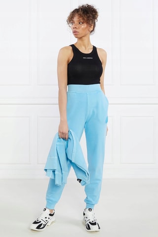 Jogging en coton biologique - Bleu clair