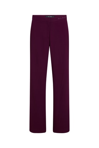 Pantalon wide legs - Bordeaux