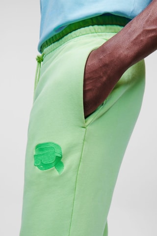 Jogging en coton biologique - Vert