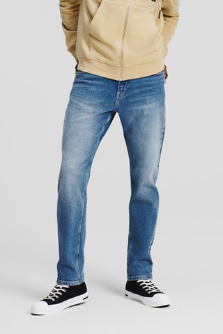 Jean slim en coton biologique - Bleu clair