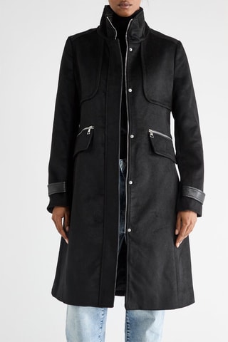 Manteau en laine - Noir