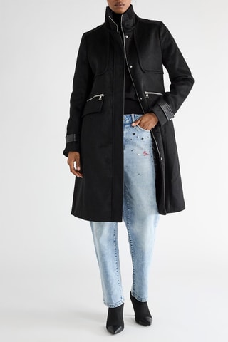 Manteau en laine - Noir