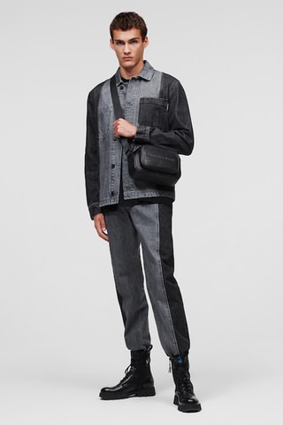 Veste en jean - Gris