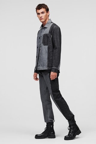 Veste en jean - Gris