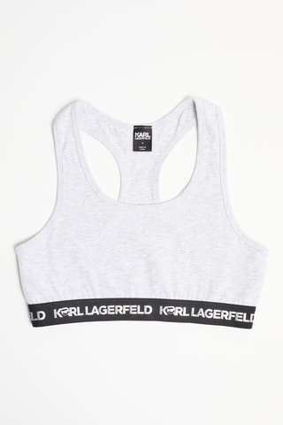 Brassière en coton biologique - Gris clair