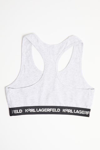 Brassière en coton biologique - Gris clair