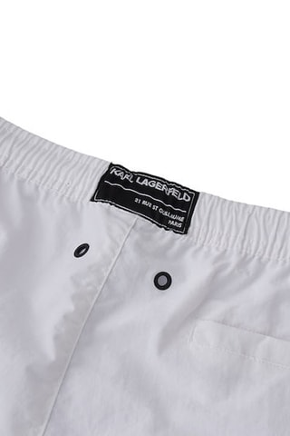 Short de bain - Blanc