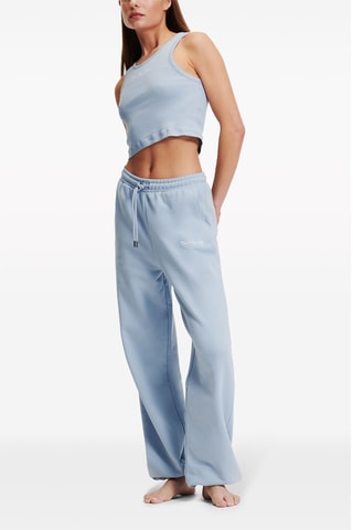 Pantalon de pyjama en coton biologique - Bleu clair
