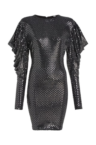 Robe fourreau - Argenté